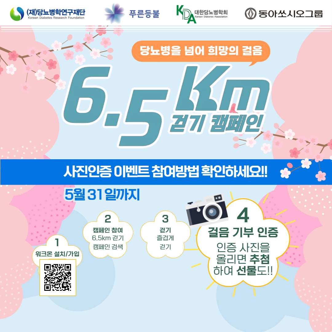  6.5km 걷기 캠페인 